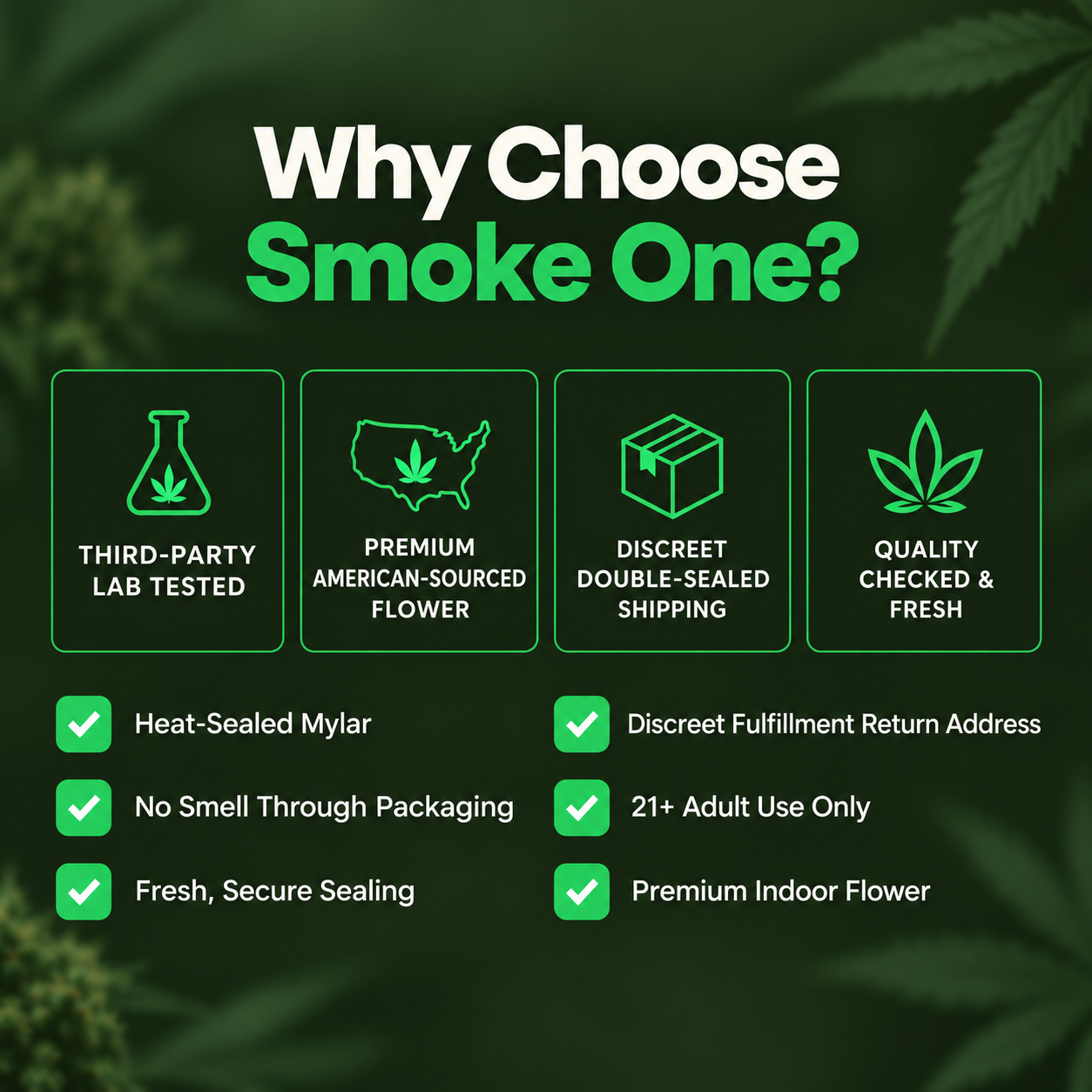 Why choose Smoke One